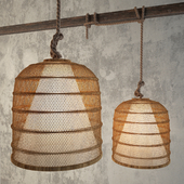 Roost Basket Cloche Lamp