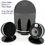 Focal-JMlab Dome 2.1 Pack Black 3D Max v 2014
