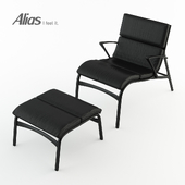 Armframe soft seat 463, and footrest feetframe soft 464 by Alias