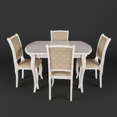 Alicante table with chairs MN Milano