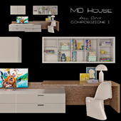 Modular system MD House All Day composizione 1