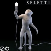 SELETTI The Monkey Lamp Standing Version