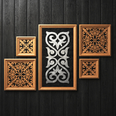 frames with ornaments
