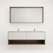 Washbasin with mirror Oasis Frame