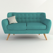 Sofa Serti 2S K-133-9 Blue