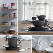 Marin Dinnerware collection by Crate&Barrel