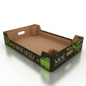 Corrugated box for vegetables