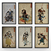 Набор картин-  47 самураев