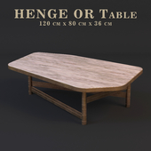Coffee table HENGE OR TABLE 120x80