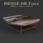 Coffee table HENGE OR TABLE 130x120