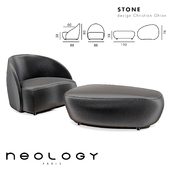 Neology Stone armchair