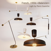 Pierre Guariche lamps Balancier Franch, 1950s