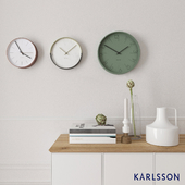 Decorative set with clock Karlsson