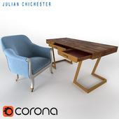 Julian Chichester:  Library Chair + Onegin Desk