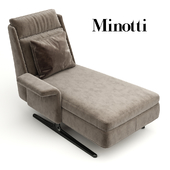 Deckchair (chair) Spencer Chaise Longue by Minotti