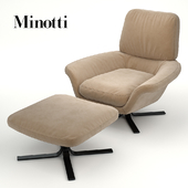 Кресло и стул Blake Soft от Minotti