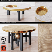 Coffee Table by Dessauvages and Center Table by Ado Chale