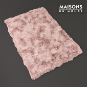 Carpet pushitsy pink / BLUSH faux fur rug in pink