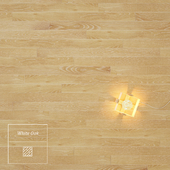 White oak wooden floor