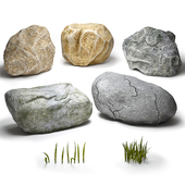 Stones & grass