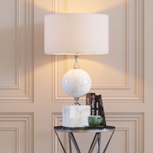 Eichholtz Table Lamp Creek and Side Table Domingo L