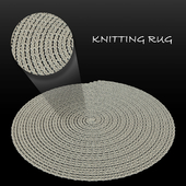 Knitting rug
