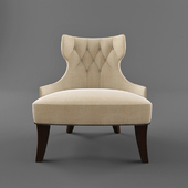 tufted back lounge chair