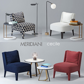 Chair Meridiani Cecile
