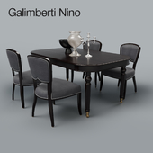 Table and chair of Galimberti Nino