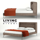 Bed Lipp bed by Living Divani