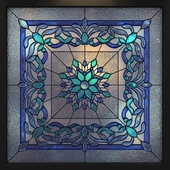 Stained glass square