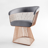 Penda Gold Wire Chair