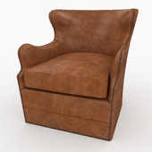 Elston Leather Swivel Chair
