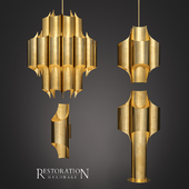 Lighting Collection Cathedral brass, Restoration Hardware