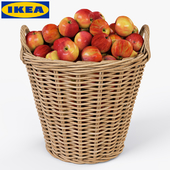 Корзина IKEA НИППРИГ с яблоками