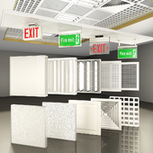 Suspended Ceiling Panels & Signage