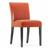 lowe-persimmon-leather-side-chair