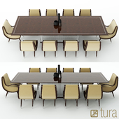 Tura eclipse dining table