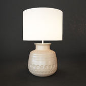 настольная лампа Jamie Young Emma Ceramic Round Table Lamp