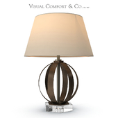 Visual Comfort Metal Banded talbe lamp