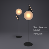 Two moon lamp