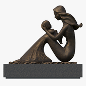 Sculpture &quot;Mother and Child&quot;