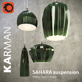 SAHARA GREEN suspension lamps by KARMAN