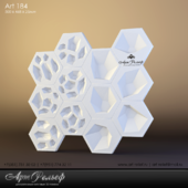 Gypsum 3d Art-184 panel from ArtRelef