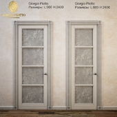 Двери Giorgio Piotto шириной 800 мм и 900 мм, высотой 2400 мм.