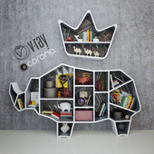 Rhino Bookshelf