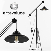 Designer floor lamp Artevaluce Loft