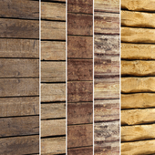 Collection of wood panels 5 pcs. Wall decor, plank, wall decor, plank panels, wood decor, boards, wooden wall, panel, slats