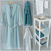 Blumarine Home collection of towels and bathrobes