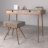 Stool and board desk